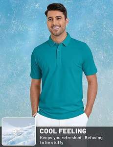 100% Cotton Mens Polo Shirt Fashion Short Sleeved Tee for Men Solid Color Casual Glof Polo Clothes Summer Fashion Men Clothing - Product Image 2