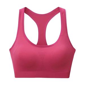 Sujetador deportivo transpirable de secado rápido para mujer, con espalda cruzada y soporte alto, para yoga y fitness, talla adulta, ligero, al por mayor - Product Image 2