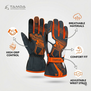 Premium Quality Go Kart Racing <b>Gloves</b> Unisex | Full Finger <b>Touch</b> Screen Breathable Lightweight Outdoor Karting <b>Gloves</b> - Product Image 3