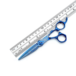 Kit de ciseaux de coiffure à usage domestique ciseaux de coupe amincissants ensemble de coupe de cheveux de barbier - Product Image 4