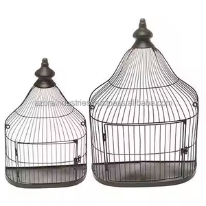 Cage à oiseaux antique en fer Article artisanal au prix de gros avec la meilleure qualité Article très bas de gamme - Product Image 1