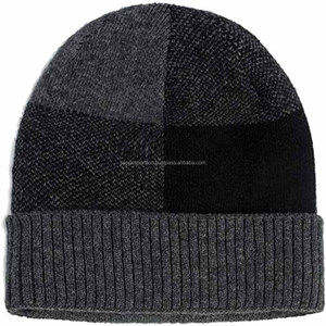 Venta al por mayor de alta calidad personalizado cráneo Beanie para hombres de algodón suave adultos usan Logo Unisex venta completa de punto - Product Image 1