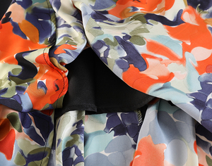 Faldas largas de verano con estampado geométrico y floral, de cintura alta, elegantes y a la moda para mujer. - Product Image 5