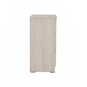 Contemporary Wooden <b>Chest</b> with 3 Drawers <b>Storage</b> Cabinet for Bedroom Living Room Furniture - Product Image 4