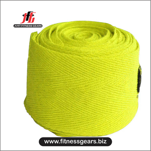 ผ้าพันมือสำหรับชกมวย JUST FITNESS GEARS รุ่น Professional น้ำหนักเบา ระบายอากาศได้ดี ผลิตจากโพลีเอสเตอร์ สีพื้น พร้อมบรรจุภัณฑ์แบบกำหนดเองได้ - Product Image 3