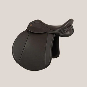 Selle de cheval en cuir de luxe tout usage avec structure ergonomique, rembourrage doux et finition durable pour l'équitation, le saut et la randonnée - Product Image 2