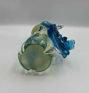 Figurine de perroquet en verre borosilicate soufflé à la main personnalisable, sculpture animale bleue transparente, décoration artistique, verre du Nouvel An chinois - Product Image 4