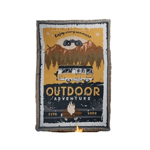 Couverture en coton multi-usage HYUGA : la couverture idéale pour les voyages, le camping ou la détente - Product Image 1