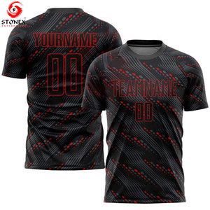 เสื้อฟุตบอลแบบกำหนดเองได้เองสำหรับทุกเพศ แห้งเร็ว ชุดฟุตบอลแบบสั้น พิมพ์ลายแบบ Sublimation เต็มตัว ชุดทีม ขายส่งชุดกีฬา - Product Image 2