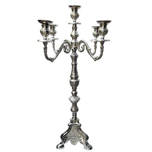 Elegant <b>Candle</b> Stand Exquisite Tealight Candelabra Decoration Crystal Votive 5 Arm Handmade Candelabra for Home Decoration - Product Image 4