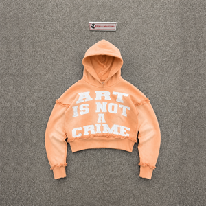 Sudadera con capucha oversize con estampado de arte gráfico de melocotón, estilo urbano, de algodón, de felpa francesa, con estampado frontal, estilo urbano, lavado. - Product Image 5