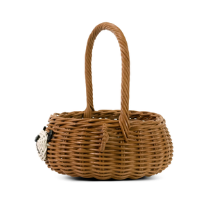 Prime Toy Storage <b>Basket</b> Bear Shape Rattan Kids Room Furniture Essential Organizer Useful Books Storage Case Wholesale - Product Image 3