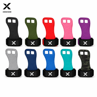Agarraderas Personalizadas para Levantamiento de Pesas, Agarraderas Ajustables para Gimnasio, Agarraderas Resistentes para Entrenamiento, Material PU Transpirable para Fitness