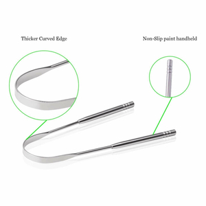 Raspador de Lengua Ergonómico de Acero Inoxidable con Forma de Cuchara WORLD PRECISION SURGICAL, Certificado CE, para Limpieza Bucal en el Hogar - Product Image 6
