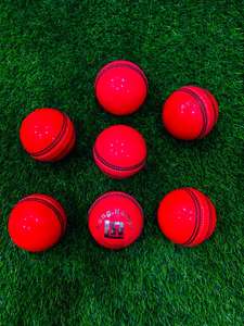 Pelotas de Cricket Cosidas a Mano de Primera Calidad, Cuero Cromado de 5 Capas, Pelotas de Partido de 156 Gramos, Pelotas de Cricket Cosidas a Máquina con Cuero - Product Image 4