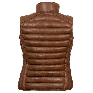 Chaleco Casual de Moda para Mujer, de Piel Sintética PU, Transpirable, con Cierre, de Alta Calidad, Venta al Por Mayor Profesional, Nuevo, en Oferta - Product Image 6