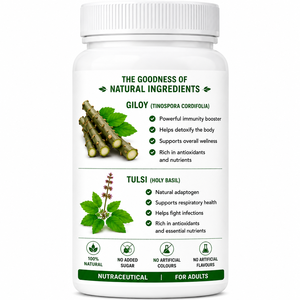 Tabletas My Giloy Tulsi con Extractos Herbales Ayurvédicos Naturales para Reforzar la Inmunidad, Apoyo a la Desintoxicación, Bienestar Respiratorio y Antioxidante - Product Image 3