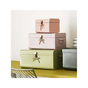 Different Size Iron Trunk Storage <b>Box</b> With Rustic Industrial Highest Quality Decorative Storage Chest For Sale - Product Image 1