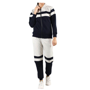 Ensemble de survêtement confortable en polaire de coton et polyester, vêtements de sport décontractés pour le jogging, l'exercice et les voyages - Product Image 3