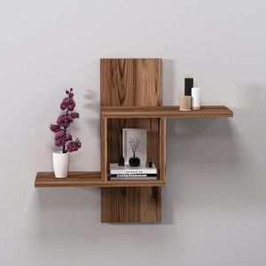 Natural Wood Wall <b>Shelves</b> For Living Room Bedroom Kitchen Bathroom Office Storage And Decoration - Product Image 1