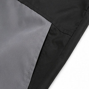 <b>Men's</b> Full-Zip Sporty Windbreaker Casual Two-Tone Lightweight Outdoor <b>Jacket</b> with Hood - Product Image 4