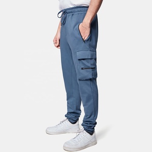 Nouveau pantalon cargo pour homme, coupe ample et droite, style oversize, vêtements de travail, joggers noirs, pantalon décontracté en coton, 80% coton, 20% polyester, séchage rapide - Product Image 1