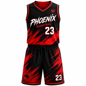 Conjunto de Uniforme de Baloncesto Reversible para Jóvenes y Adultos, Jersey y Pantalones Cortos Ligeros, Ropa Deportiva para Equipos, Kit de Entrenamiento - Product Image 1