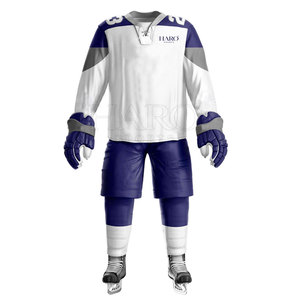 Best Price Ice Hockey Uniform With Custom Print Options Breathable Fabric For Comfortable Play In All Conditions - Product Image 2