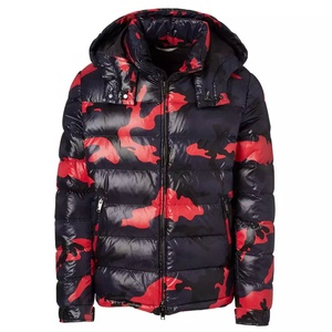 Vente en gros Veste matelassée imprimée OEM personnalisée pour hommes Logo personnalisé Veste d'hiver pour hommes avec poche Veste matelassée bulle pour hommes - Product Image 1