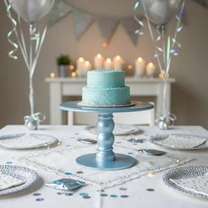 Soporte para Pastel con Acabado Brillante, Plato para Pastel de MDF, Plato para Pastel con Pedestal para Bodas, Baby Showers, Cupcakes, Venta al por Mayor desde Vietnam - Product Image 5
