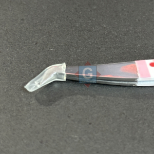 Pince à épiler de précision en acier inoxydable durable de 10 mm avec pointes aiguisées pour l'extension de faux cils - Product Image 4