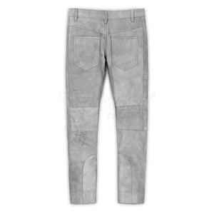 Outdoor Solid Color Leather Pants Hot Selling Genuine Leather Pants New Design Men Leather Pants - Product Image 2