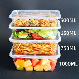 Conteneur alimentaire jetable rectangulaire en PP, couleurs personnalisables, échantillon disponible, OEM/ODM, pour grossistes et approvisionnement d'entreprise - Product Image 4