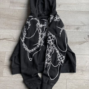 Sudadera con Capucha Estampada para Hombre, Estilo Urbano, 2026 |   Sudadera con Serigrafía Personalizada |   Suéter de Moda Premium OEM - Product Image 2