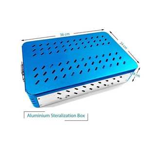 Caja de esterilización de aleación de aluminio de doble nivel para instrumentos quirúrgicos ortopédicos, almacenamiento para hospitales, caja esterilizada Pentax - Product Image 4