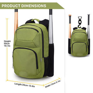 กระเป๋าใส่อุปกรณ์เบสบอลคุณภาพสูง ปรับแต่งได้ ความจุเยอะ ราคาประหยัด สะดวกสบาย ระบายอากาศได้ดี - Product Image 2