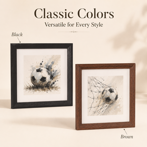 Square MDF Photo <b>Frame</b> Wooden Square <b>Picture</b> <b>Frame</b> Wall Mount Tabletop Display <b>Multiple</b> Sizes Family Portrait <b>Frame</b> - Product Image 3