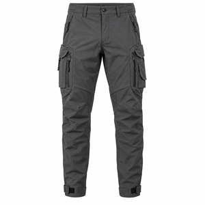 Plain Dyed <b>Spandex</b>/Cotton OEM Men's Casual Olive Jogger <b>Pants</b> Kick Flare Leg Mid-Waist Waterproof Eco-Friendly Breathable - Product Image 1