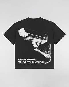 Camisetas Deportivas de Moda con Estampado Personalizado de Alta Calidad, 100% Algodón, Cuello Redondo, Corte Holgado para Hombre, Precios al por Mayor - Product Image 1