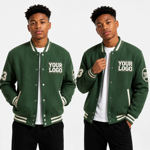 Custom Embroidered Logo Varsity <b>Jacket</b> <b>Men</b> Wool Blend Letterman <b>Jacket</b> Baseball <b>Jacket</b> For College Boy - Product Image 4
