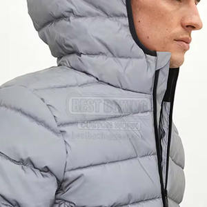 Chaqueta Acolchada Impermeable con Capucha, Abrigo Cálido Aislado para Invierno, Ropa de Exterior para Hombre - Product Image 6