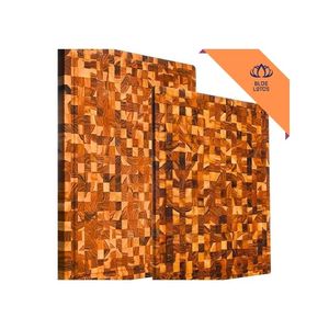 [HAUTE QUALITÉ] Planche à découper rectangulaire en bois d'acacia BLUE LOTUS FARM, épaisseur 1,5 cm, compatible lave-vaisselle, pour la cuisine quotidienne - Product Image 1