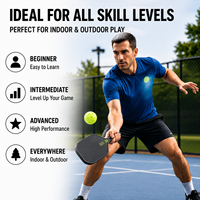 Nouvelle pagaie de pickleball professionnelle GEN4 Honeycomb pour entraînement, en carbone T700 16 mm, haute qualité, portable et durable