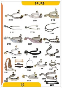 2026 New Arrival Design High Quality Stainless Steel Horse Riding <b>Equestrian</b> English Spurs Customized Color Logo Standard Euro - Product Image 4