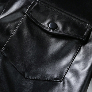 Service OEM ODM, Couleur noire, Fournisseur de premier choix, Nouveau design, Portefeuille homme en cuir PU léger, respirant, anti-plis et durable - Product Image 4