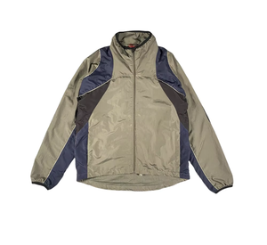 Chaqueta Deportiva Cortavientos para Hombre, con Bloques de Color, Cuello Alto, Cierre de Cremallera, Estilo Deportivo, para Uso en Exteriores, Material de Poliéster - Product Image 1