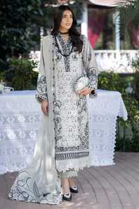 Robe pakistanaise Shalwar Kameez pour femmes 2026, respirante, entièrement brodée, chemise et pantalon avec dupatta en mousseline, ensembles Salwar pakistanais - Product Image 2