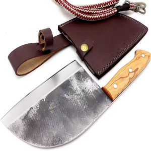 Couteau à découper en acier au carbone fait main LEGACY BLADES avec logo personnalisé, manche en bois, couteau à viande de cuisine haut de gamme, fabricant - Product Image 6