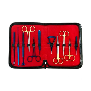 Kit d'instruments de blepharoplastie de qualité supérieure, 11 pièces, outils de chirurgie plastique, acier inoxydable, ensemble chirurgical manuel, certifié CE ISO - Product Image 1