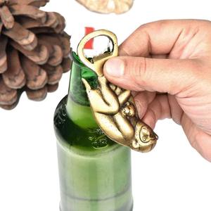 Abridor de Botellas con Figura de Mono y Niño, Abridor de Botellas de Latón Dorado para Bar, Accesorios de Bar para el Hogar, Accesorios de Bar para Regalo - Product Image 4